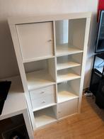 Witte Ikea Kallax kast, Ophalen, Kunststof, 100 tot 150 cm, Zo goed als nieuw