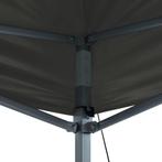 Partytent inklapbaar 3x4 m staal antraciet, Tuin en Terras, Partytent, Minder dan 4 meter, Nieuw, Minder dan 5 meter