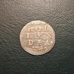 Oude zilveren munt dubbele wapenstuiver Holland 1789, Vóór koninkrijk, Zilver, Losse munt, Overige waardes