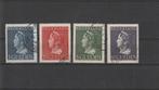 Nederland 1946, NVPH 346 t/m 349, Gestempeld., Postzegels en Munten, Ophalen of Verzenden, Na 1940, Gestempeld