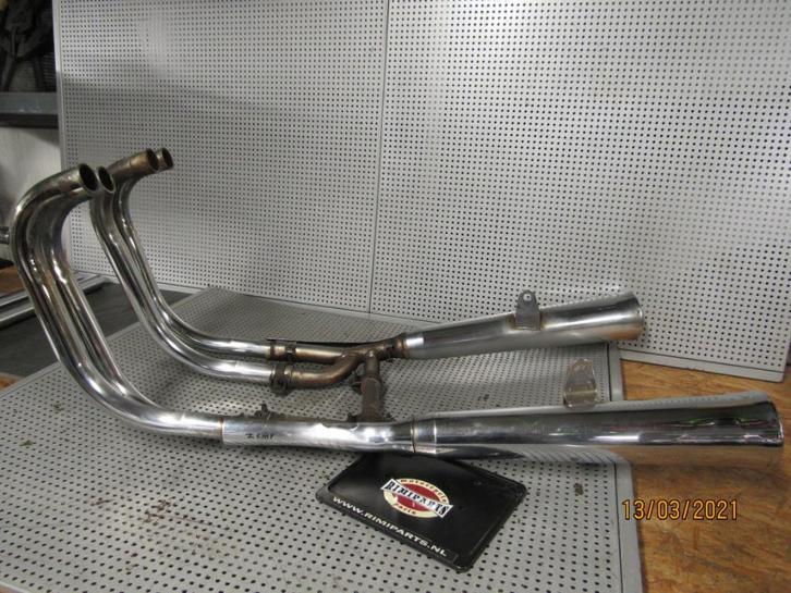 Z550F Z 550 F Uitlaatsysteem uitlaat 4 in 2 compleet, Motoren, Accessoires | Overige, Gebruikt, Ophalen of Verzenden