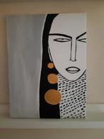Modern doek abstracte vrouw   30x40, Ophalen of Verzenden