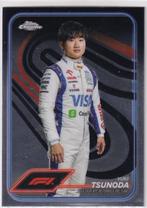2024 Topps Chrome F1 Yuki Tsunoda Base Chrome #17, Verzamelen, Verzenden, Formule 1