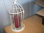 decoratie vogelkooi als kandelaar, Antiek en Kunst, Curiosa en Brocante, Ophalen
