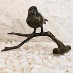 Brons: 1 - 2 of  3  vogels op tak  - IJsvogel - Uil enz, Niet ingevuld, Nieuw, Niet ingevuld, Niet ingevuld