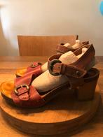 Pikolino’s rood met bruin leer maat 40, Gedragen, Pikolinos, Rood, Sandalen of Muiltjes