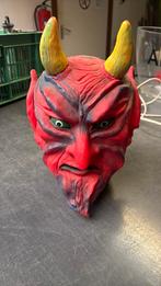 Halloween duivels hoofd lamp, Ophalen of Verzenden, Halloween of Griezel