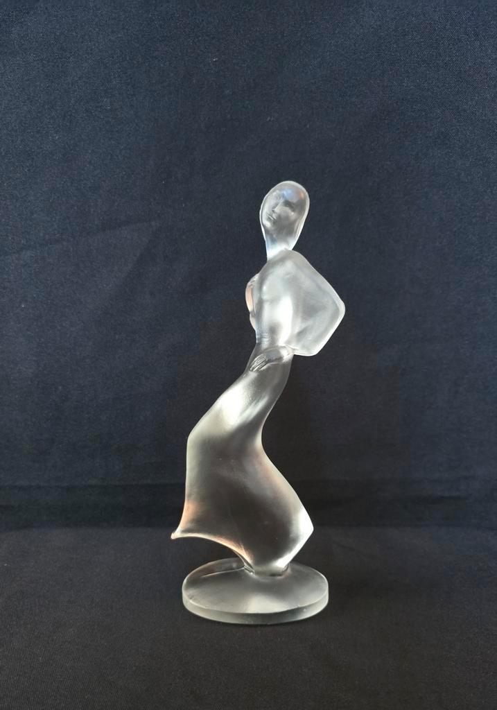 Art Deco glasbeeld, Curt Schlevogt,Ida Schwetz-Lehmann, Antiek en Kunst, Antiek | Glas en Kristal, Ophalen of Verzenden