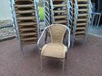 16 aluminium horeca terrasstoelen-terras stoelen, Vijf, Zes of meer stoelen, Gebruikt, Ophalen