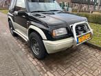 Suzuki Vitara 2.0 Cabrio 16V 4WD 1998 Zwart NAP Hard/softtop, Euro 2, Beige, 4 cilinders, Handgeschakeld