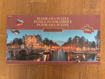 Panorama legpuzzel van Amsterdam. 1000 stukjes. beschikbaar voor biedingen