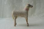 Oud Ertsgebergte kerststal schaap/ Erzgebirge schaapje, Diversen, Kerst, Ophalen of Verzenden, Gebruikt