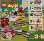 Lego duplo 10882 trein rails, uitbreidingsset., Kinderen en Baby's, Speelgoed | Duplo en Lego, Ophalen of Verzenden, Zo goed als nieuw