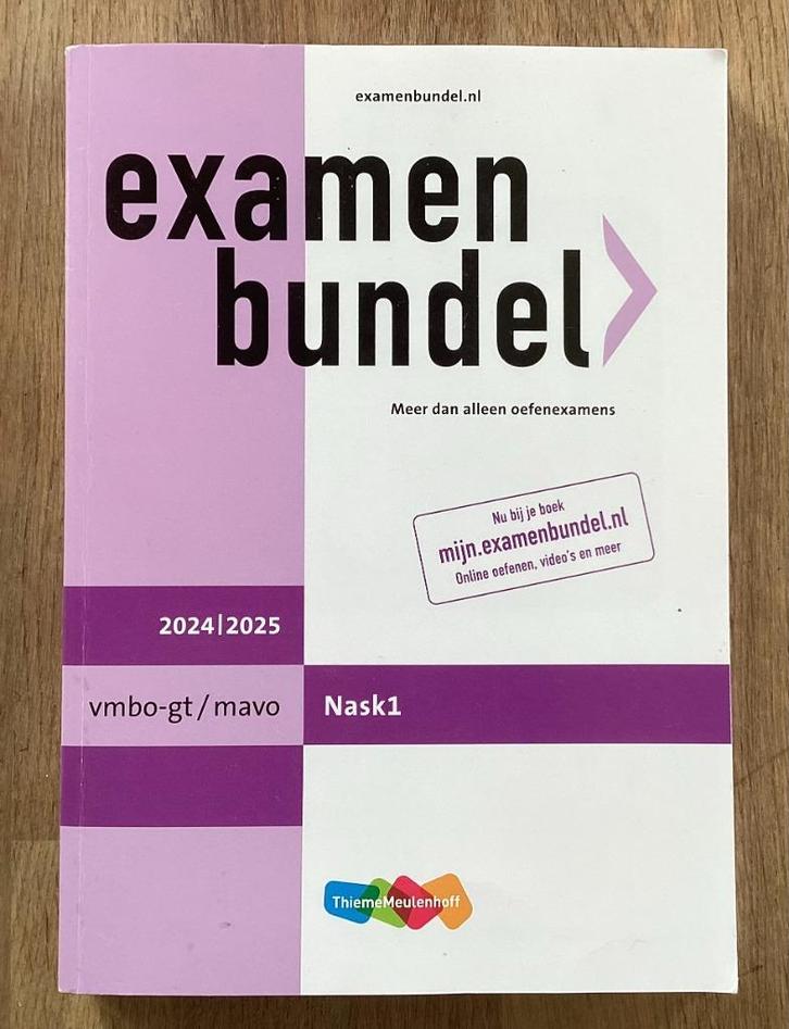 Examenbundel Nask1 vmbo gt mavo 2024 2025 ongebruikt, Boeken, Schoolboeken, Nieuw, VMBO, Ophalen