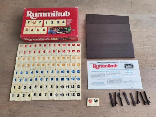 spel Rummikub kleine rode doos, Hobby en Vrije tijd, Gezelschapsspellen | Bordspellen, Gebruikt, Een of twee spelers, Drie of vier spelers