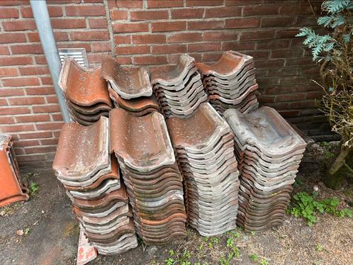 DW&S dakpannen, nokvorsten, zijkanten: herfstkleur gemêleerd, Doe-het-zelf en Verbouw, Dakpannen en Dakbedekking, Gebruikt, Dakpannen
