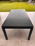 Tuintafel met natuursteen blad, Ophalen, Gebruikt, Rechthoekig, Overige materialen