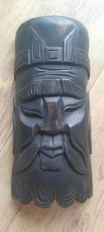 Houten Masker Wanddecoratie, Antiek en Kunst, Kunst | Beelden en Houtsnijwerken, Ophalen of Verzenden