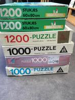 Zes oude puzzels met afbeeldingen van schoolplaten, Ophalen of Verzenden, Natuur en Biologie