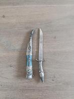Antiek vintage middeleeuwse dolk in schede zilver, Ophalen of Verzenden, Zilver
