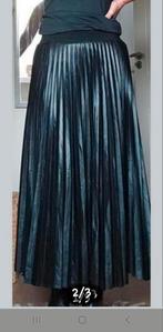 NIEUWE lederlook plisse rok S., Kleding | Dames, Rokken, Zwart, Nieuw, Ophalen of Verzenden, Maat 36 (S)
