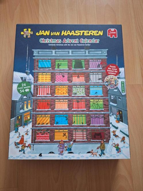 Jan van Haasteren Kerst Adventskalender Puzzel, Hobby en Vrije tijd, Denksport en Puzzels, Gebruikt, Legpuzzel, Minder dan 500 stukjes