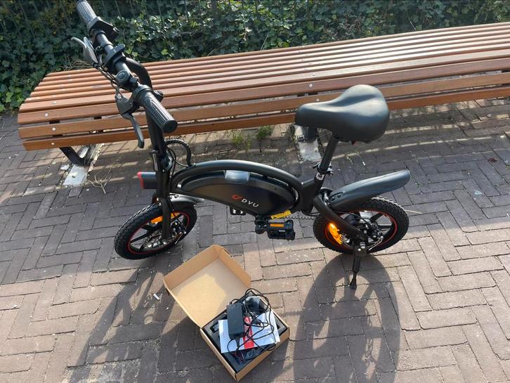Dyu elektrisch vouwfiets, Fietsen en Brommers, Fietsen | Vouwfietsen, Zo goed als nieuw, Ophalen