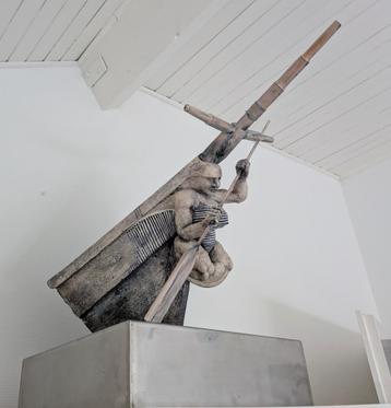 Tk heel bijzonder fraai groot kunstwerk van Johan van Hoof. beschikbaar voor biedingen