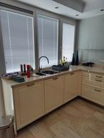u vorm keuken met stenen blad, Huis en Inrichting, Keuken | Complete keukens, Ophalen of Verzenden, Gebruikt, Graniet of Steen