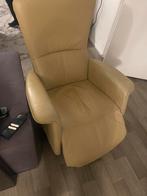 Relax fauteuil, Huis en Inrichting, Fauteuils, Ophalen, Minder dan 75 cm, Leer, Zo goed als nieuw