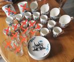 Elfstedentocht servies van Waterpoort Sneek., Huis en Inrichting, Overige materialen, Ophalen of Verzenden, Zo goed als nieuw