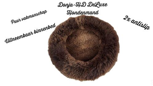 hondenmand-Donja-HD- schapenvacht-uitneembare Bodem-bruin., Dieren en Toebehoren, Hondenmanden, Nieuw, Overige, Ophalen of Verzenden
