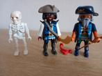 Playmobil 2 bewapende piraten met skelet, Ophalen of Verzenden, Zo goed als nieuw, Complete set