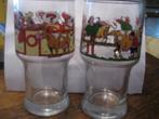 Suske en wiske melkglazen 2 stuks, Verzamelen, Stripfiguren, Ophalen of Verzenden, Suske en Wiske, Zo goed als nieuw, Gebruiksvoorwerp