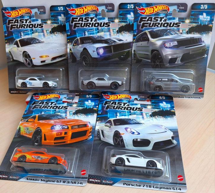 Hot Wheels premium Fast and Furious 2022, Hobby en Vrije tijd, Modelauto's | Overige schalen, Nieuw, Auto, Ophalen of Verzenden