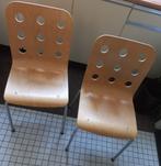 3 stoelen handige keukenstoelen bijzetstoelen van ikea igst, Huis en Inrichting, Stoelen, Ophalen, Gebruikt, Metaal, Drie