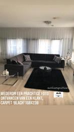 HOOGPOLIG VLOERKLEED ERIC KUSTER STYL ZWART FLUFFY 240x330CM, Huis en Inrichting, Stoffering | Tapijten en Kleden, Zwart, Ophalen of Verzenden