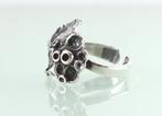 Vintage zilveren ring mos Theodor Klotz (Teka) jaren ‘70, Sieraden, Tassen en Uiterlijk, Antieke sieraden, Ophalen of Verzenden