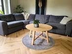 Ronde Salontafel van Eikenhout op Maat, Ophalen, 50 tot 100 cm, Modern, landelijk, Nieuw