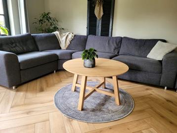 Ronde Salontafel van Eikenhout op Maat beschikbaar voor biedingen