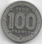 100  francs  1966   Equateriaal. Afrika km. 5, Postzegels en Munten, Munten | Afrika, Ophalen of Verzenden, Losse munt, Overige landen