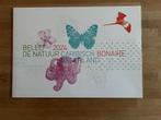 Beleef de natuur postzegels 2024 4x met bewaarmap Bonaire, Ophalen of Verzenden, Na 1940, Postfris