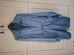 Zara jurk L blauw satijn, Ophalen of Verzenden, Zo goed als nieuw, Maat 38/40 (M), Onder de knie