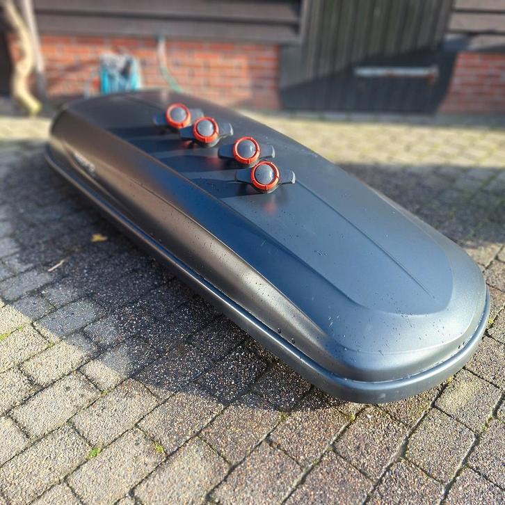 Hapro Traxer 215x90x43 Dakkoffer - Ruim!, Auto diversen, Dakkoffers, Gebruikt, Ophalen