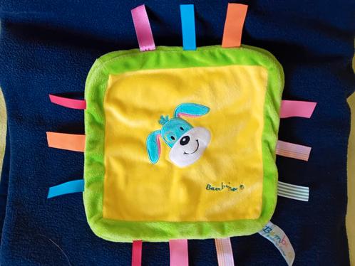 Bambino by Tiamo knuffeldoek labeldoek met hond, Kinderen en Baby's, Speelgoed | Knuffels en Pluche, Zo goed als nieuw, Hond, Ophalen of Verzenden