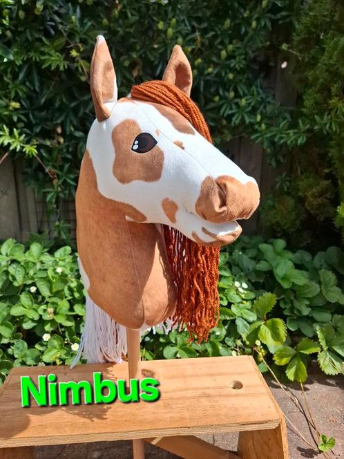 Nieuwe bonte Tinker Nimbus hobbyhorse, hobby horse,stokpaard, Hobby en Vrije tijd, Overige Hobby en Vrije tijd, Nieuw, Ophalen of Verzenden