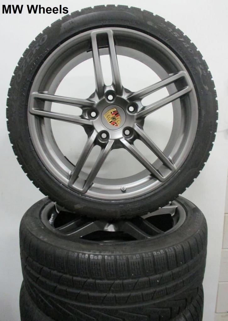 Porsche 19 inch velgen 911 991 Carrera 2 en 2 S winterbanden, Auto-onderdelen, Banden en Velgen, Banden en Velgen, Winterbanden