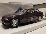 BMW 3 serie M3 E36 paars violet 1994 Solido 1:18 KRD, Ophalen of Verzenden, Zo goed als nieuw, Auto, Solido