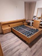 Hulsta slaapkamer, bed en ladekast, Huis en Inrichting, Ophalen, Gebruikt, Tweepersoons