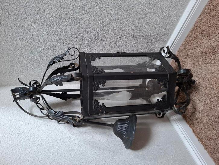 Brocante hanglamp, een mooi, Doe-het-zelf en Verbouw, Bouwverlichting, Zo goed als nieuw, Overige typen, Minder dan 50 watt, Ophalen of Verzenden